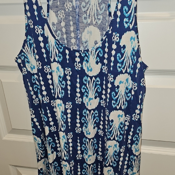 Lilly Pulitzer Blue and White Dress - Picture 4 of 6